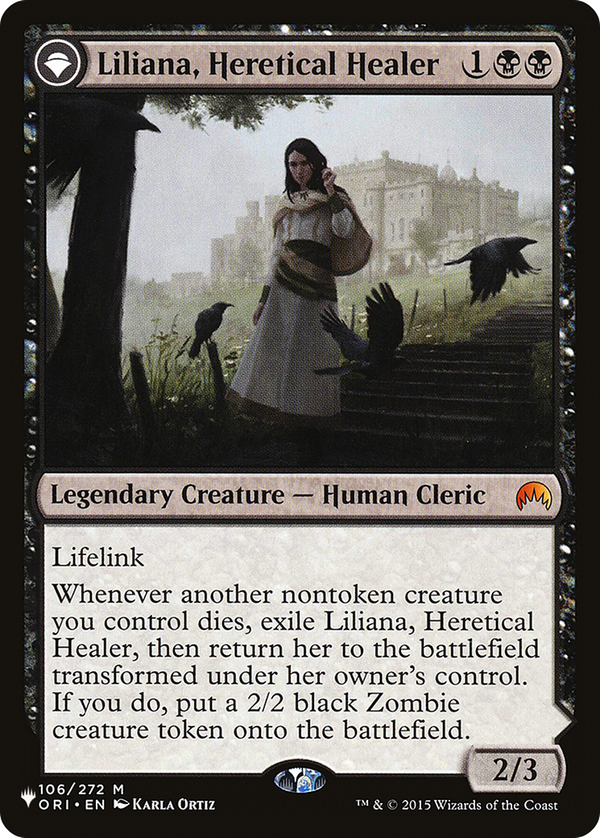 Liliana, Heretical Healer // Liliana, Defiant Necromancer (plst)