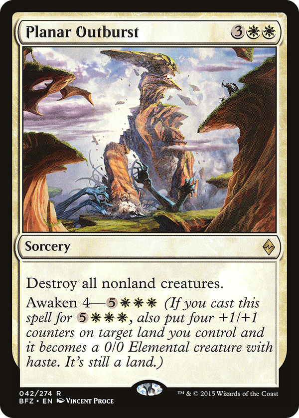 Planar Outburst (bfz)