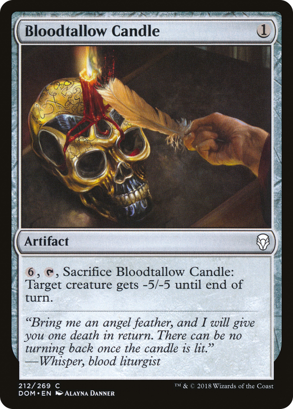 Bloodtallow Candle (dom)