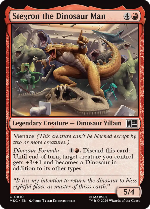 Stegron the Dinosaur Man (msc)