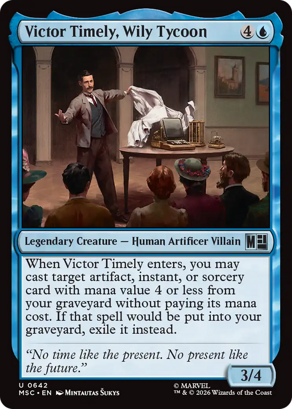 Victor Timely, Wily Tycoon (msc)