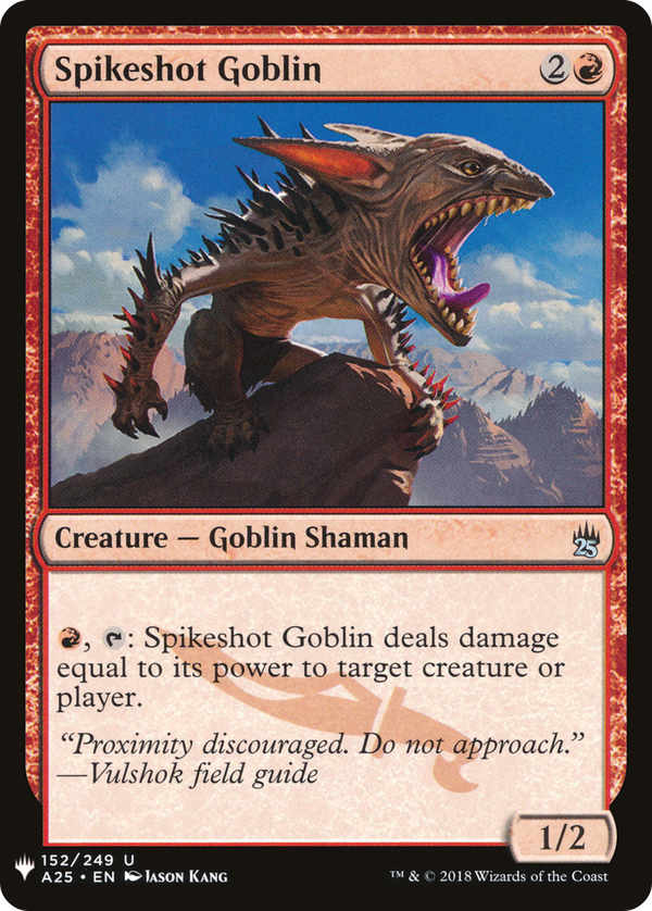 Spikeshot Goblin (plst)