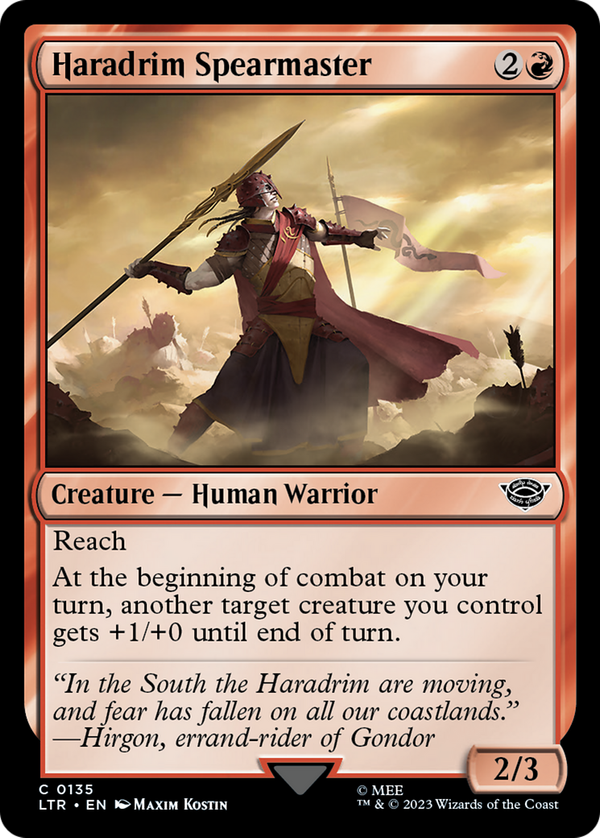 Haradrim Spearmaster (ltr)