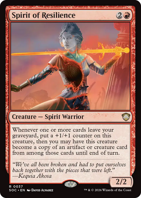 Spirit of Resilience (soc)