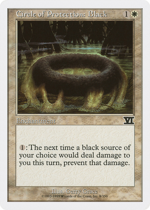 Circle of Protection: Black (6ed)