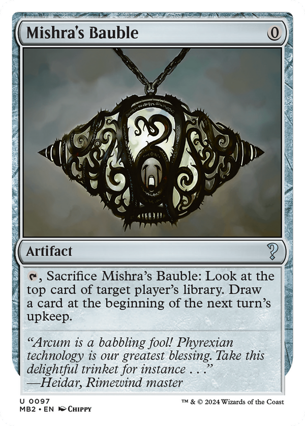 Mishra's Bauble (mb2)