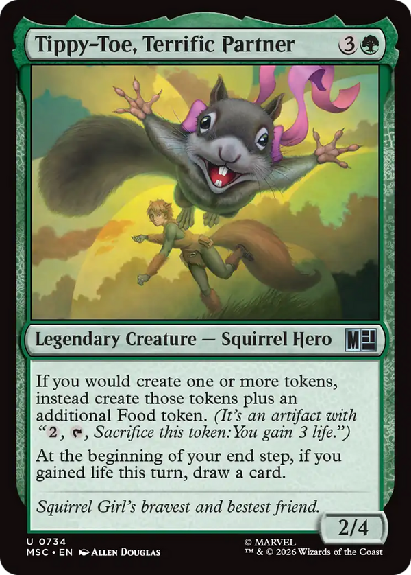 Tippy-Toe, Terrific Partner (msc)
