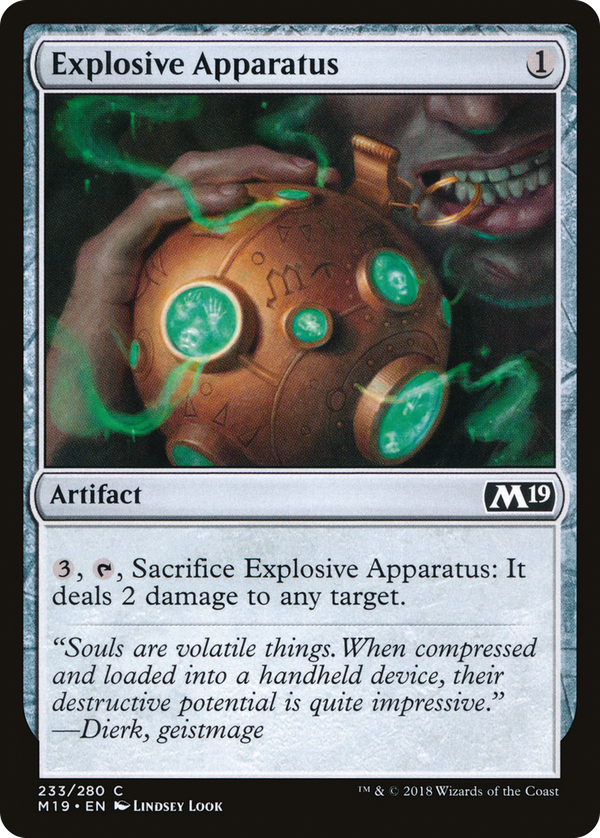 Explosive Apparatus (m19)