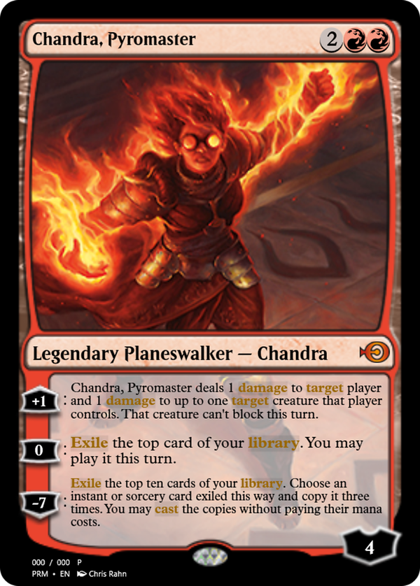 Chandra, Pyromaster (prm)