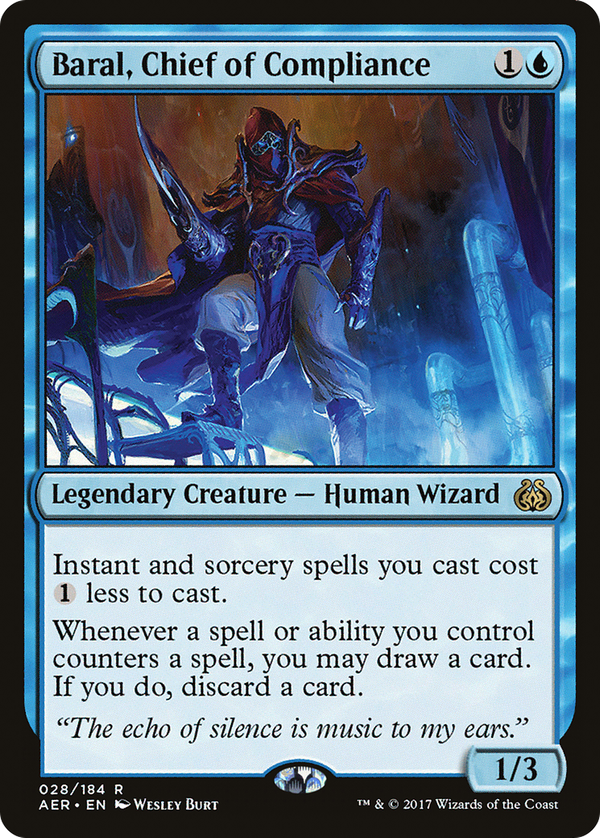 Baral, Chief of Compliance (aer)