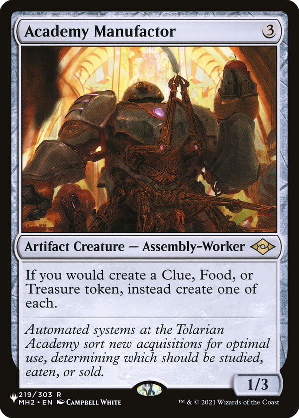 Academy Manufactor (plst)