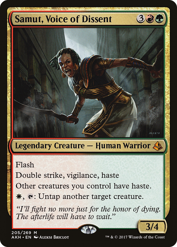 Samut, Voice of Dissent (akh)