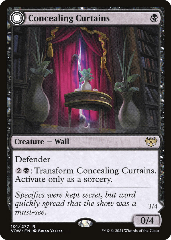 Concealing Curtains // Revealing Eye (vow)