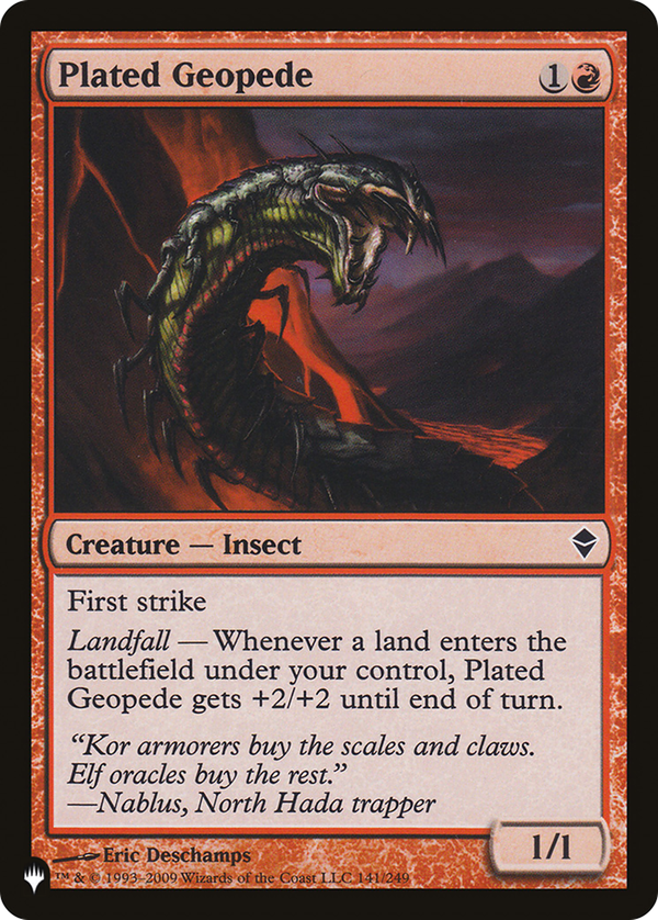 Plated Geopede (plst)