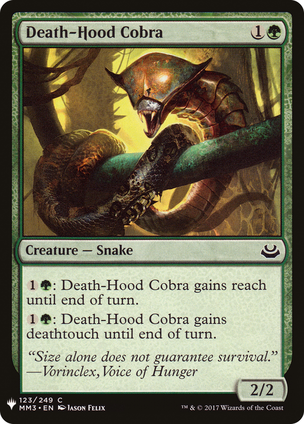 Death-Hood Cobra (plst)