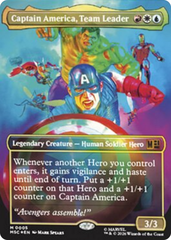 Captain America, Team Leader (msc)