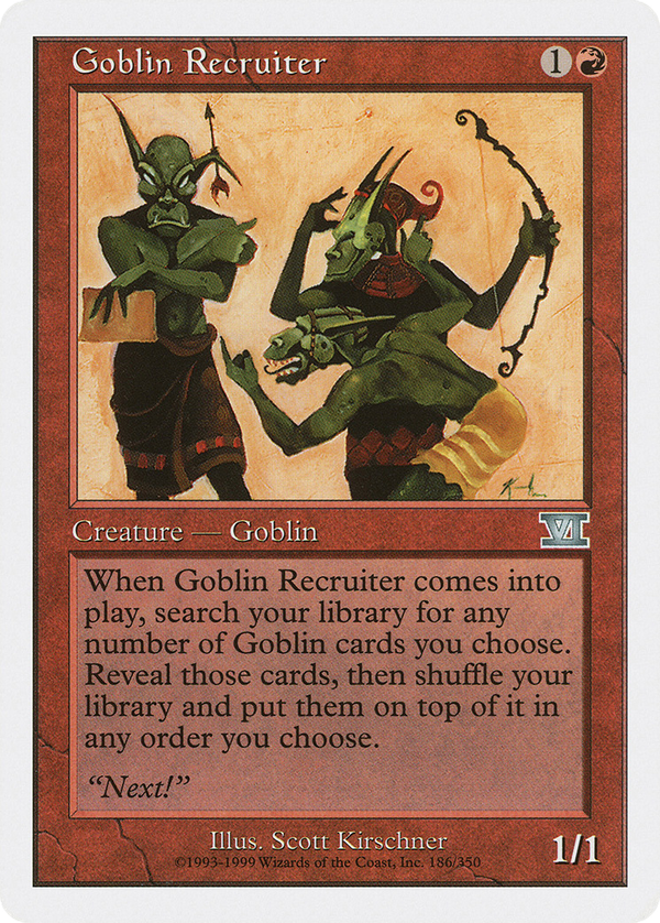 Goblin Recruiter (6ed)