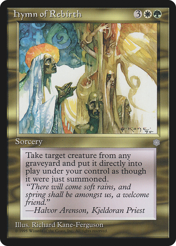 Hymn of Rebirth (ice)
