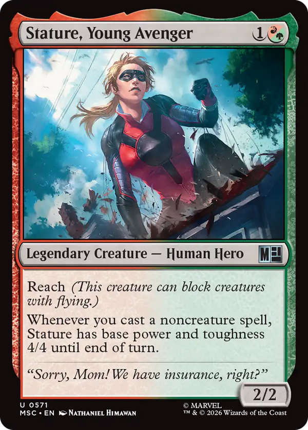 Stature, Young Avenger (msc)