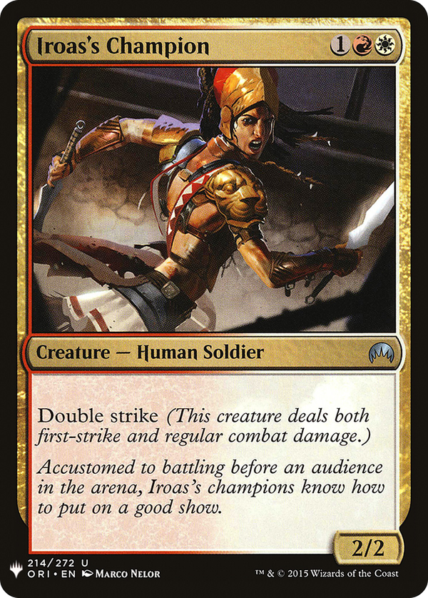 Iroas's Champion (plst)