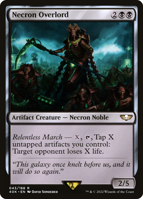 Necron Overlord (40k)