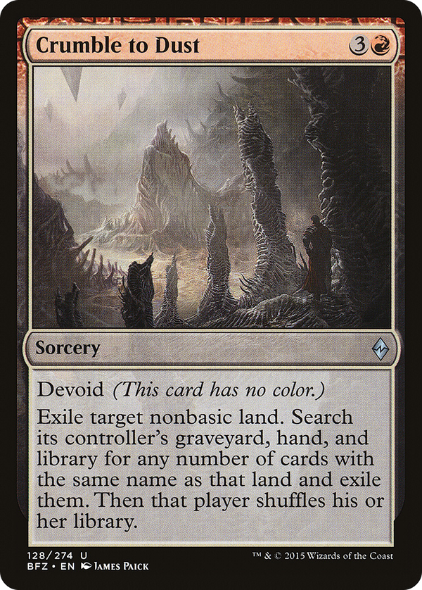 Crumble to Dust (bfz)