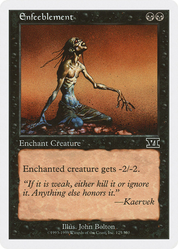 Enfeeblement (6ed)