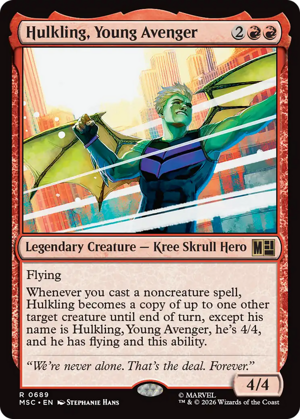 Hulkling, Young Avenger (msc)
