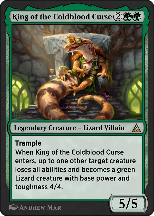 Lizard, Connors's Curse (om1)