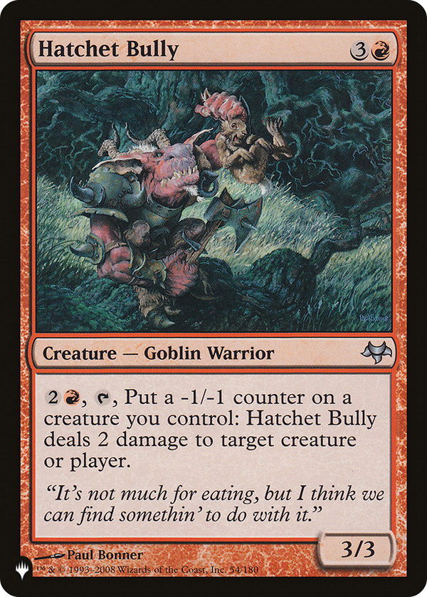 Hatchet Bully (plst)