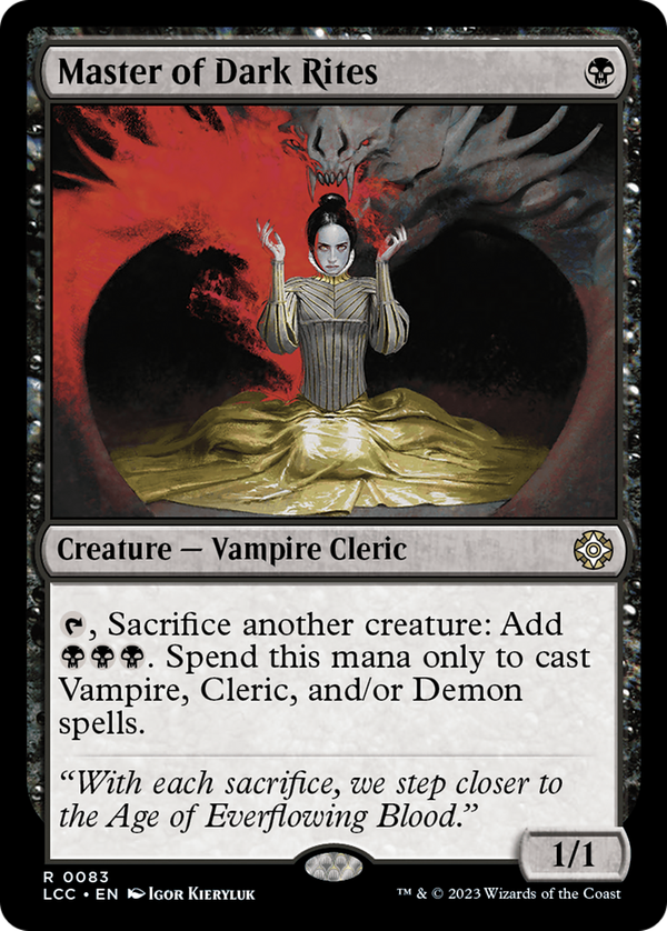 Master of Dark Rites (lcc)