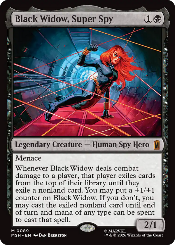 Black Widow, Super Spy (msh)