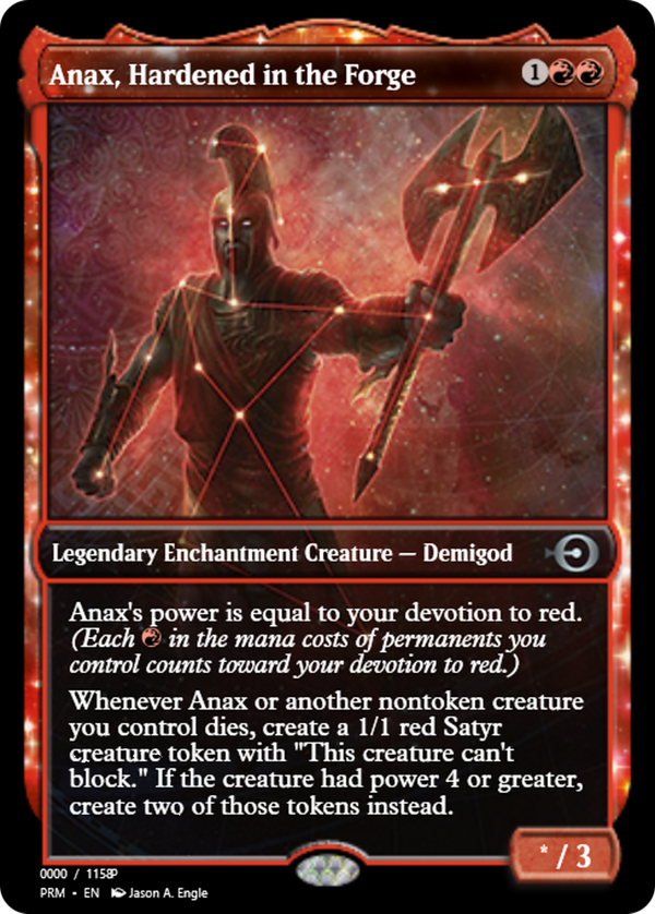Anax, Hardened in the Forge (prm)