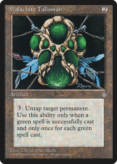 Malachite Talisman