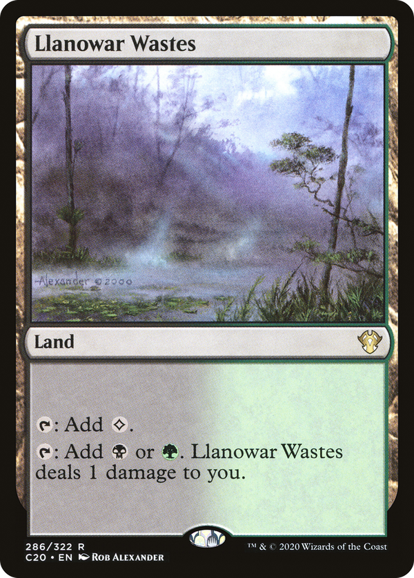 Llanowar Wastes (c20)