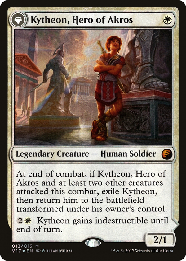 Kytheon, Hero of Akros // Gideon, Battle-Forged (v17)