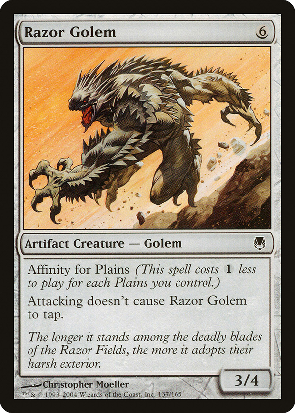 Razor Golem (dst)