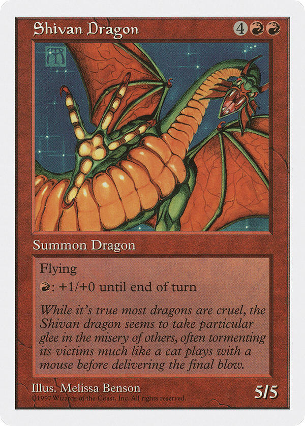 Shivan Dragon (5ed)