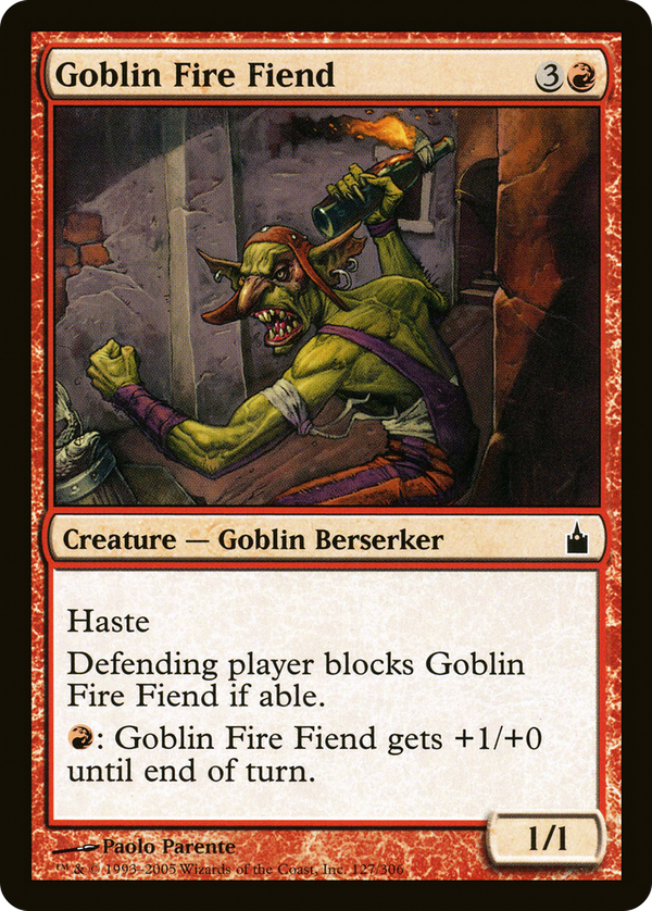 Goblin Fire Fiend (rav)