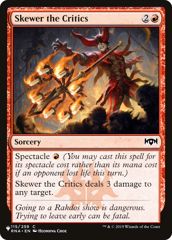 Skewer the Critics (plst)