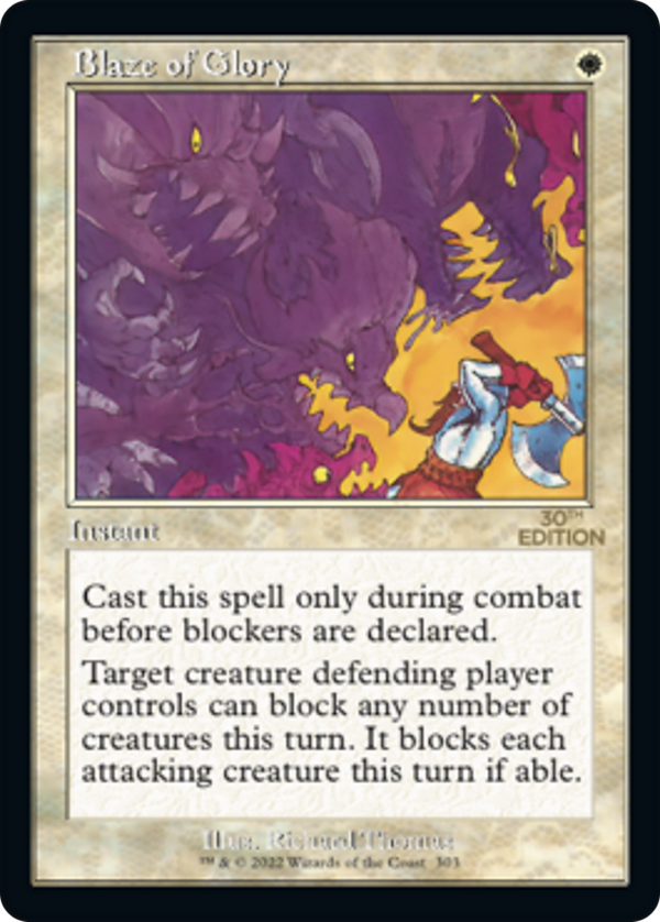 Blaze of Glory (30a)