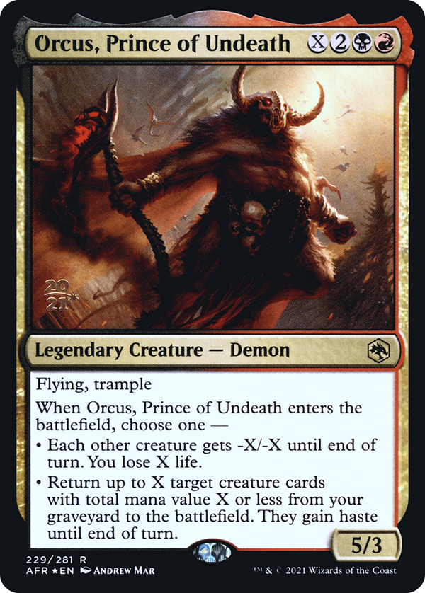 Orcus, Prince of Undeath (pafr)