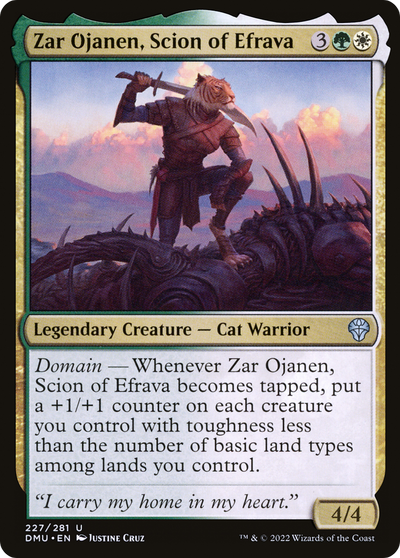 Zar Ojanen, Scion of Efrava