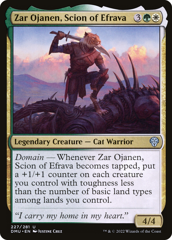 Zar Ojanen, Scion of Efrava (dmu)