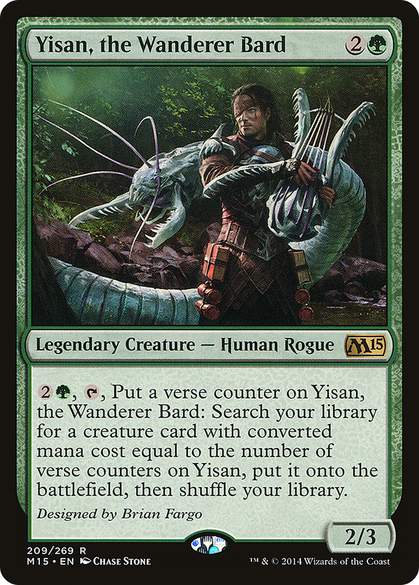 Yisan, the Wanderer Bard (m15)