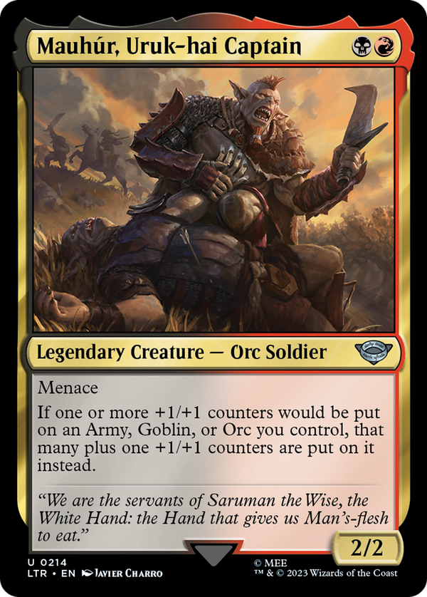 Mauhúr, Uruk-hai Captain (ltr)
