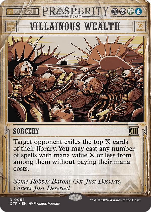 Villainous Wealth (otp)