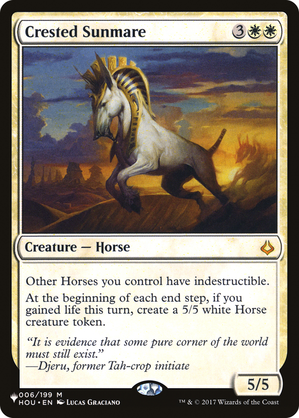 Crested Sunmare (plst)
