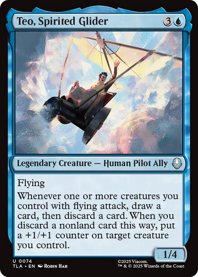 Teo, Spirited Glider