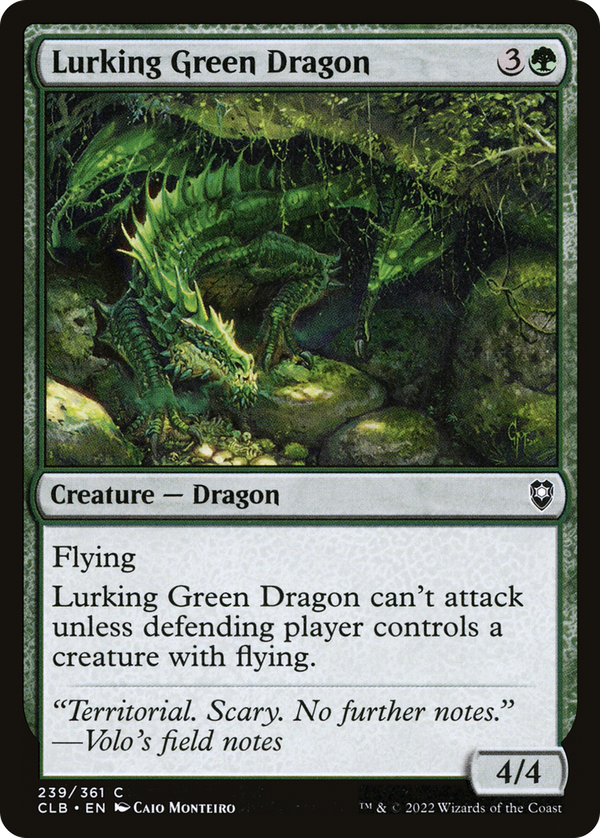 Lurking Green Dragon (clb)
